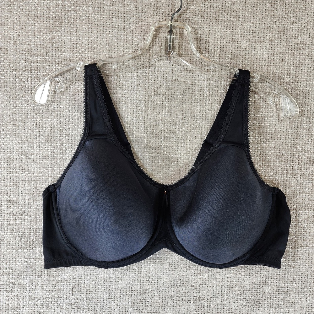 Wacoal Basic Beauty T-Shirt Lightly Lined Underwire Bra Womens 46C Black 853192